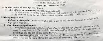 Thịt trùn quế làm thức ăn cho gia cầm, gia súc, thủy hải sản. Chá»§ Ä'á» 11 Bai 32 Tich Há»£p Bai 33 Va 34 Chá»n Lá»c Giá»'ng Váº­t Nuoi A Sá»± Sinh TrÆ°á»Ÿng Va Phat Dá»¥c Cá»§a Váº­t Nuoi Khai Niá»‡m Vá» Sá»± Sinh