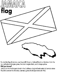 Jamaica On Crayola Com Flag Coloring Pages Jamaica Flag Jamaican Flag
