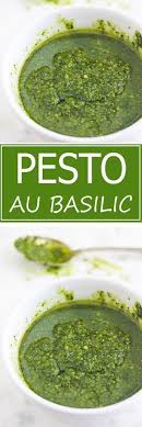 Pesto Au Basilic Maison Pesto Traditionnel Recette Recettes De Cuisine Recette Pesto