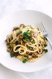 Mushroom Pasta For Keto With Japanese Mushrooms And Shirataki Recipe Low Carb Pasta Keto Pasta Recipe Shirataki Noodles Recipes
