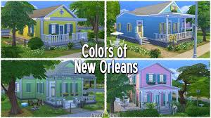 Around The Sims 4 Custom Content Download Building Set Colors Of News Orleans Around The Sims 4 Sims 4 Build Sims