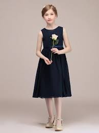 Dark Navy Junior Bridesmaid Dresses Chiffon Short Junior Bridesmaid Dress Junior Bridesmaid Dresses Long Chiffon Junior Bridesmaid Dresses Little Girl Dresses