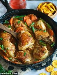 Poulet D G Plantain Recipes African Food Meals