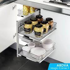 Magic Corner Pantry Ii Wire Basket Pull Out Swivel Carousel Kitchen Lazy Susan Kitchen Lazy Susan Kitchen Baskets Corner Pantry