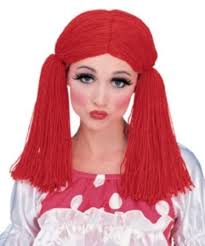 Amazon.co.jp: ラグドール Girl ウィッグ、かつら レッド セミロング 女性用 : ビューティー