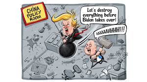 The first international caricature portrait festival (the festival for short) in beijing is a grand event of creation and communication on caricatures. Trump S Legacy Of U S Policy On China Cgtn