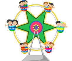 Dibujos juegos mecanicos de feria dibujos animados lindo carrusel. De Dibujos Animados Nino En La Rueda De La Fortuna Ilustraciones Vectoriales Clip Art Vectorizado Libre De Derechos Image 45091606