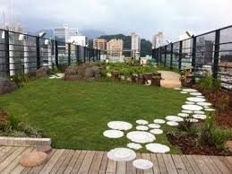 Australian International School In Hong Kong By Greenroof Asia With Images Garden Layout Roof Garden Design Rooftop Garden