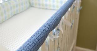 Crocheted Crib Rail Guards Pattern Crochet Crib Crib Rail Guard Crib Rail Cover