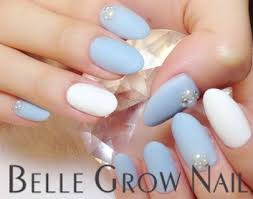 水色とホワイトのマットネイル 水色ネイル ネイル ネイル マット