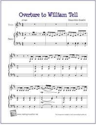 Subscribe to my youtube channel. Overture To William Tell Free Violin Sheet Music Digital Print