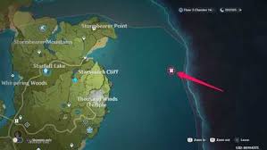 From where you first spawned in the game at the beach near starfell lake when the game starts. Time And The Wind World Quest Walkthrough And Rewards How To Get To The Secret Island Genshin Impact Game8