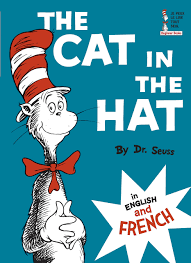 the cat in the hat in english and french dr seuss