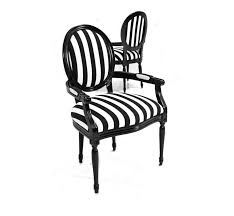 Black And White Striped Louis Xvi Chair Pair Decor A List Upholstered Chairs Oversized Chair And Ottoman Upholstered Furniture