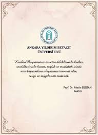 İşte sevdikleriniz bu kaygıları yaşamasın diye, onlara bunun da altından başarı ile kalkacaksın! mesajı verecek sürprizler yapabilirsiniz. Ankara Yildirim Beyazit Universitesi