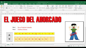 Crear El Juego Del Ahorcado En Excel Sin Necesidad De Utilizar Macros O Visual Basic Facil Sex Youtube