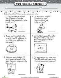 Al lengths are measured in inches. Word Problems Addition Worksheet Education Com Math Words Math Word Problems Word Problems