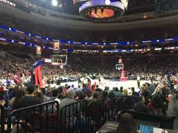 wells fargo center section 121 home of philadelphia flyers