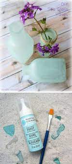 Diy Sea Glass Vases Sand And Sisal Sea Glass Diy Diy Sea Glass Sea Glass Diy Projects