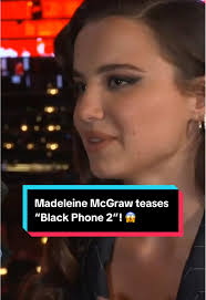 Madeleine McGraw teases "Black Phone 2" and admits she still gets scared of  horror movies! 😱🍿 #cinemacon #cinemacon2025 #madeleinemcgraw #blackphone  @Madeleine
