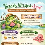 Toadily Wrapped in Love: Weekly Community Stitch Meet-Up