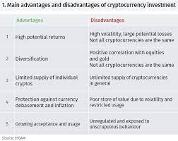 A cryptocurrency (or crypto) is a digital currency that can be used to buy goods and services, but uses an online ledger with strong cryptography to secure online transactions. Infocus The Pros And Cons Of Cryptocurrency Investment Efg Asset Management