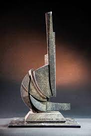 Deja Vu Abstract Sculpture Cast Metal Maquette Possible Etsy Architectural Sculpture Abstract Sculpture Geometric Sculpture
