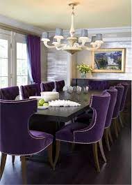Purple Velvet Dining Room Chairs Purple Dining Room Bold Dining Room Decor Velvet Dining Room Chairs