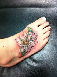 Getting a tattoo on foot causes some intense pain. 72 Best Flower Tattoos On Foot