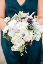 Navy bridesmaid dresses wedding bridesmaids wedding dresses wedding flowers wedding looks dream wedding wedding stuff blush white rose bride bouquet; Elegant Navy Blue Fall Wedding Color Ideas Colorsbridesmaid