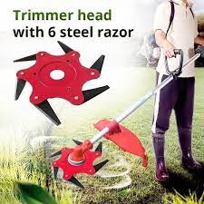 Was hard on my brush cutter though when accidentally hitting something solid like a pile of sod rolled up by the road plow, rock, stump, trash, etc. Buy 6 Teeth Brush Cutter Blade Trimmer Metal Blades Trimmer Head Garden Grass Trimmer Head For Lawn Mower At Affordable Prices Free Shipping Real Reviews With Photos Joom