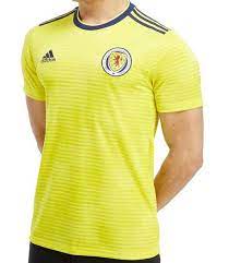 Buy the new scotland national team home & away football shirts and training kit. New Scotland Away Strip 2018 19 Yellow Scottish Top 18 19 Adidas Football Kit News