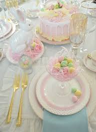 Elegant Pink And White Easter Table Easter Table Settings Easter Tablescapes Easter Table Decorations