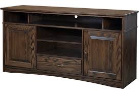 Creating a simple diy tv stand as simple as combining two wooden boards. Y T Woodcraft Traditional 50 Solid Wood Tv Stand With Wire Management Saugerties Furniture Mart Tv Stands