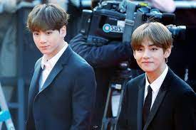 Taekook jungkook v namjoon i love you son bts love yourself sweet couple bts boys south korean boy band cute couples. Power Couple Of South Korea Bts Jungkook And V Power Couple Jungkook V