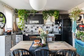 Jun 30, 2021 · a new rug is the easiest way to change the look and vibe of a space, and if you're shopping at boutique rugs, it's currently one of the most affordable ways to do so, too. Bohemian Kitchen Inspirations Plants Patterns And More Apartment Therapy