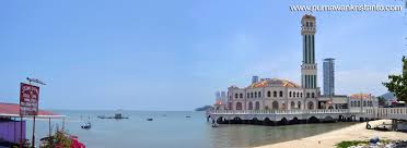Masjid terapung tanjung bungah) is a floating mosque located in tanjung bungah near george town, penang, malaysia. Masjid Terapung Penang Halaman All Kompasiana Com