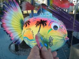 Pin By Carla Goodwin On Painted Coconuts Palm Frond Art Palm Tree Art Palm Trees Painting