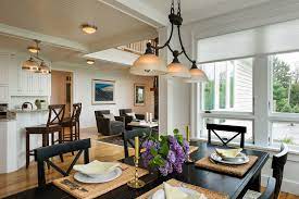It's time to breathe new life into the mundane every day with timeless and truly transformative lighting. Gambrel Country Home Farmhouse Dining Room New York By Crisp Architects Houzz