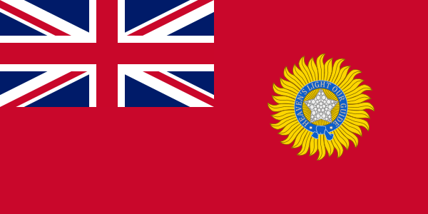 Indian Flag: Civil ensign of British India - Pax Historia