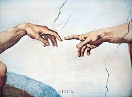 Saatchi art is pleased to offer the painting, hand of god, by elizabeth kenney, available for purchase at $295 usd. The Hands Of God And Man Fine Art Print By Michelangelo Buonarroti At Fulcrumgallery Com