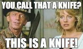 It has since been used, along with some variations, to make reference to australia in popular culture. Crocodile Dundee Mick Dundee Paul Hogan