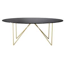Envie d'une table pour votre cuisine, votre salle à manger ou votre salon ? Table A Manger En Marbre Noir Et Metal 4 6 Personnes D200 Izmir Maisons Du Monde