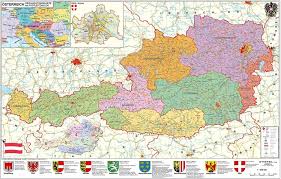Osterreich Politisch Wandkarte Freytag Berndt Reisebuchhandlung