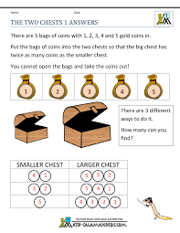 Maths picture puzzles with answers 1 : Math Puzzles For 1st Grade