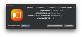 When a device locks, contact information (company name, phone number and email) displays within the lock screen to assist the device user unlock their . Registering Propresenter 7 Moving A Seat From One Computer To Another Renewed Vision