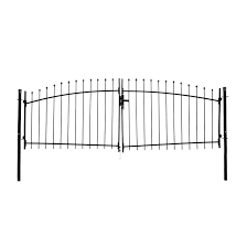 A lot of people don't have that money to invest in their property. Aleko 5ft H Aleko Diy Arched Steel Dual Swing Metal Driveway Gate Reviews Wayfair