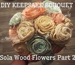 Comes with one dozen 2 sola wood flowers. Diy Keepsake Bridal Bouquet Sola Wood Flowers Part 2 Weddingwednesday Queen Thrifty
