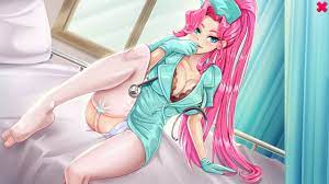 anika (fap ceo) fap ceo gloves large breasts lingerie nurse nutaku  pink hair 