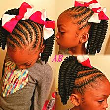 You might need a hairstylist to style her hair if she won't sit still for this intricate hairstyle. Natural Hair Colors Black Hairstyles Magazine Simple Short Natural Hairstyles 20181219 Kids Hairstyles Kids Braided Hairstyles Natural Hair Styles
